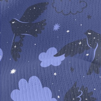 Bohemian Night Bird Stretch Jersey