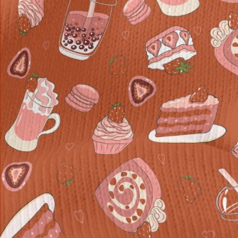 Strawberry Flavored Dessert Bu Stretch Jersey