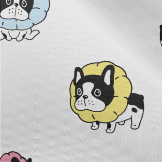 Collar Pillow French Bulldog Chiffon