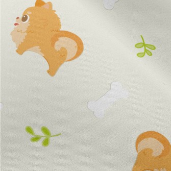 Pomeranian With Round Eyes Chiffon