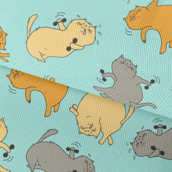 Naughty Sports Cat Waterproof Oxford