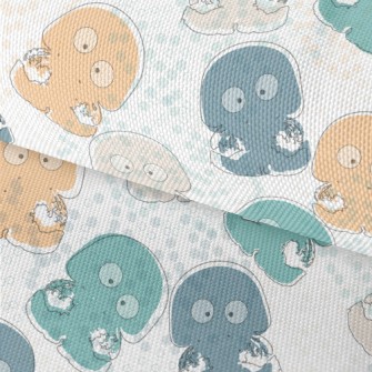 Strange Jellyfish With Eyes Waterproof Oxford