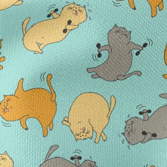Naughty Sports Cat Waterproof Canvas