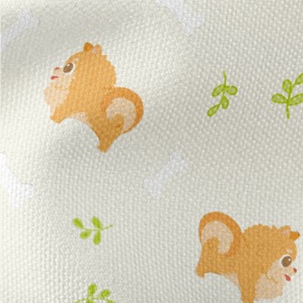 Pomeranian With Round Eyes Waterproof Canvas