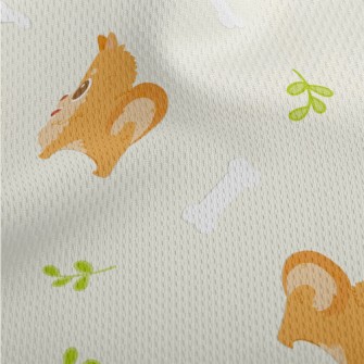 Pomeranian With Round Eyes Athletic Mesh Flat Back