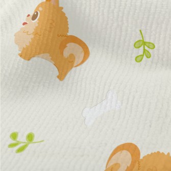 Pomeranian With Round Eyes Terry