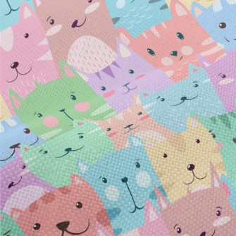 Cartoon Harmless Cat Performance Linen