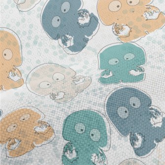 Strange Jellyfish With Eyes Performance Linen
