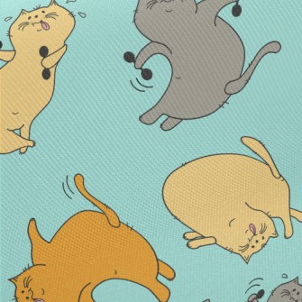 Naughty Sports Cat Twill