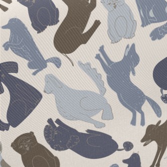Children&#39;s Cute Dog Twill