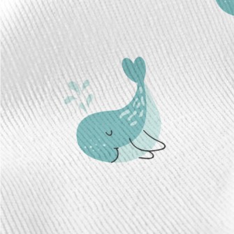 Whale With Closed Eyes Standard Corduroy