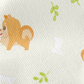 Pomeranian With Round Eyes Standard Corduroy