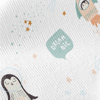 Penguins Floating In Space Standard Corduroy