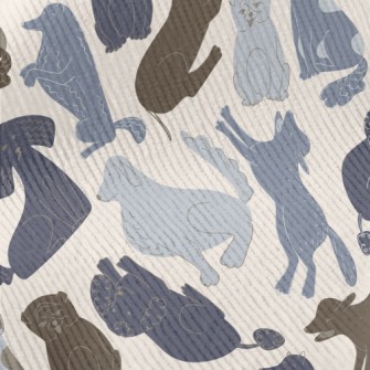 Children&#39;s Cute Dog Standard Corduroy