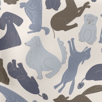 Children&#39;s Cute Dog Stretch Ponte