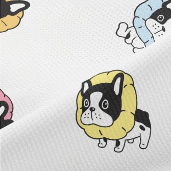 Collar Pillow French Bulldog Piqué