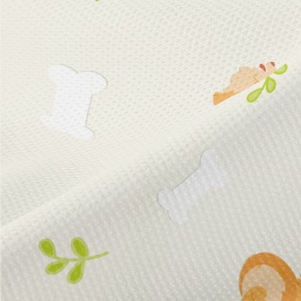 Pomeranian With Round Eyes Piqué