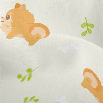 Pomeranian With Round Eyes Lightweight Performance Linen