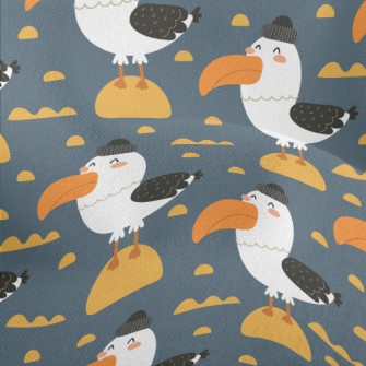 Fur-capped Seagull Lightweight Performance Linen