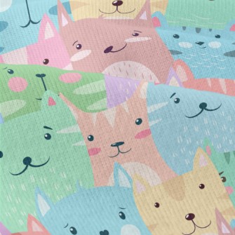 Cartoon Harmless Cat Modern Jersey
