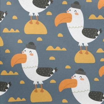 Fur-capped Seagull Pongee