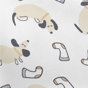 Docile And Cute Dachshund And  Pongee