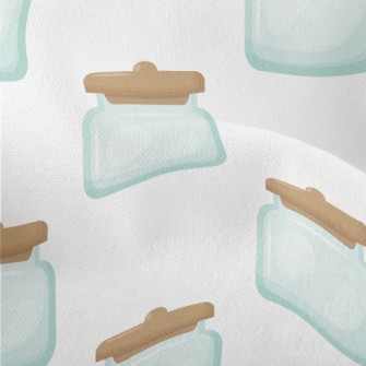 Hand Painted Transparent Glass Lightweight Performance Linen