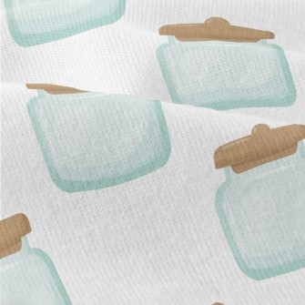 Hand Painted Transparent Glass Modern Jersey