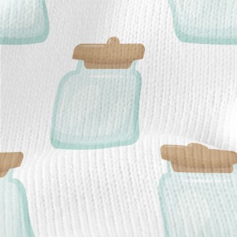 Hand Painted Transparent Glass Stretch Jersey