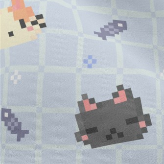 Cute Pixel Cat Chiffon