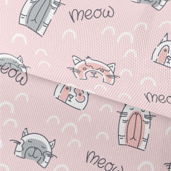 Funny Cat Illustrations Waterproof Oxford