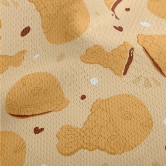 Chocolate Taiyaki Athletic Mesh Flat Back