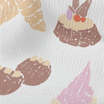 French Dessert Doodles Terry