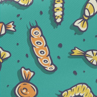 Caterpillar And Candy Twill