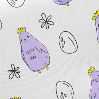 Purple Hen With Eggs Twill