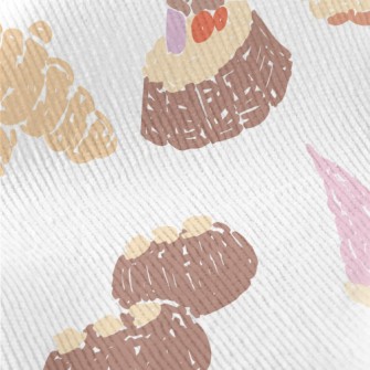 French Dessert Doodles Standard Corduroy