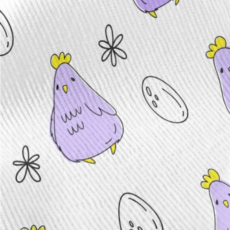 Purple Hen With Eggs Standard Corduroy