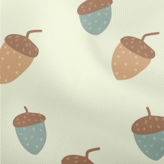 Hand Drawn Colored Acorns Dobby