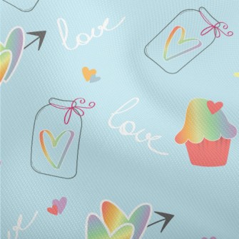 Rainbow Heart Stickers Dobby