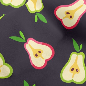Two-color Pear Slice Micro Fleece