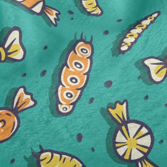 Caterpillar And Candy Minky