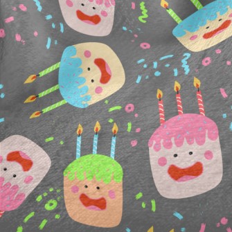 Cute Smiling Face Cake Minky