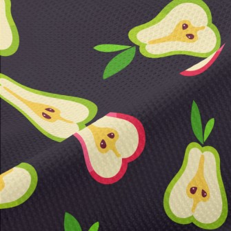 Two-color Pear Slice Piqué