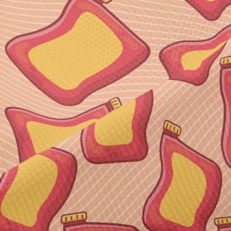 Cartoon Lubricant Bottle Piqué
