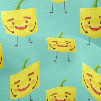 Bell Pepper Patch Lightweight Performance Linen