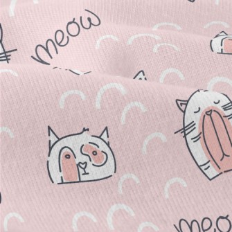 Funny Cat Illustrations Modern Jersey