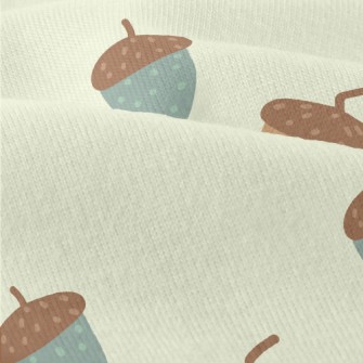Hand Drawn Colored Acorns Modern Jersey
