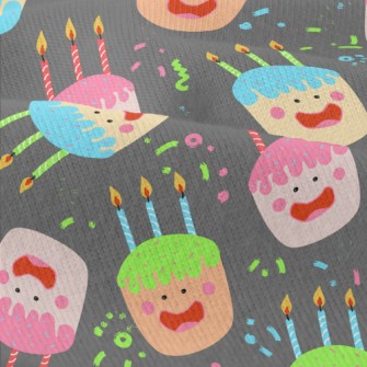 Cute Smiling Face Cake Modern Jersey