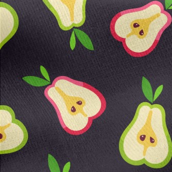 Two-color Pear Slice Jersey Backed Fleece