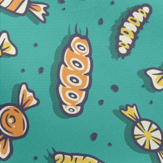 Caterpillar And Candy Pongee